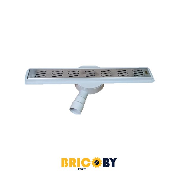 WWW.BRICOBY.COM CANIVEAU DOUCHE 50CM INOX CARTAGE 360° AYADI