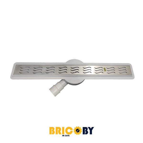 WWW.BRICOBY.COM CANIVEAU DOUCHE 60CM INOX CARTHAGE 360° AYADI