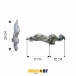 PIED DE COFFRET ARGENT GT