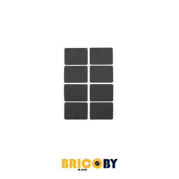 PATIN ADHÉSIF FEUTRE NOIR CARRE PM