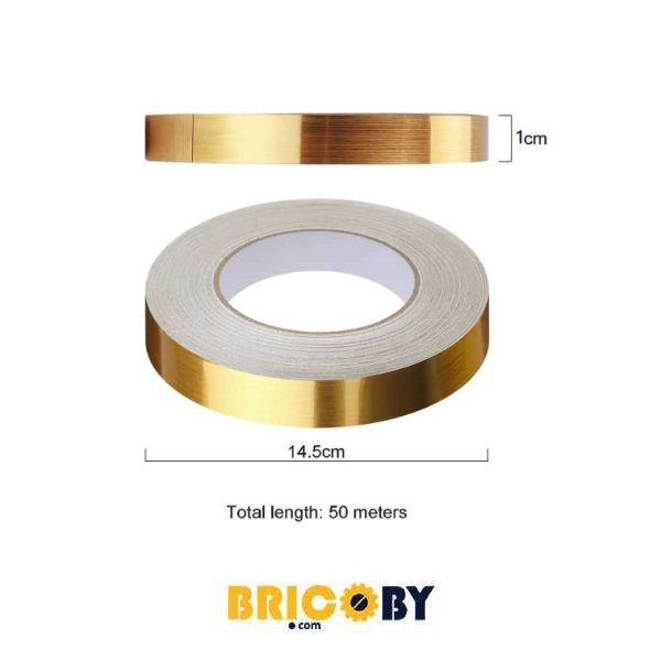 RUBAN DÉCORATIF DORÉ