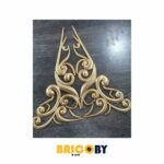 MOTIF DÉCORATIF DORÉ "38,5X17,5"CM